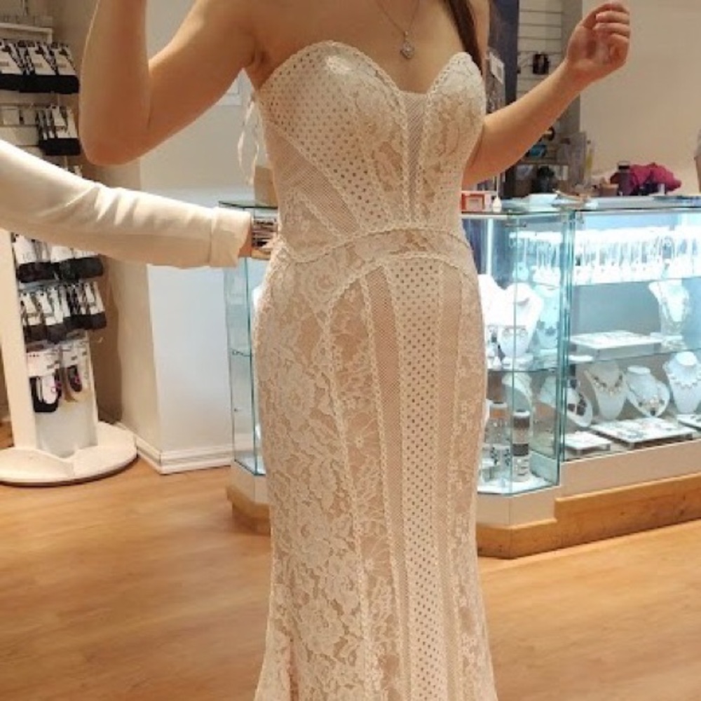 Strapless Mon Cheri Prom/Wedding Dress